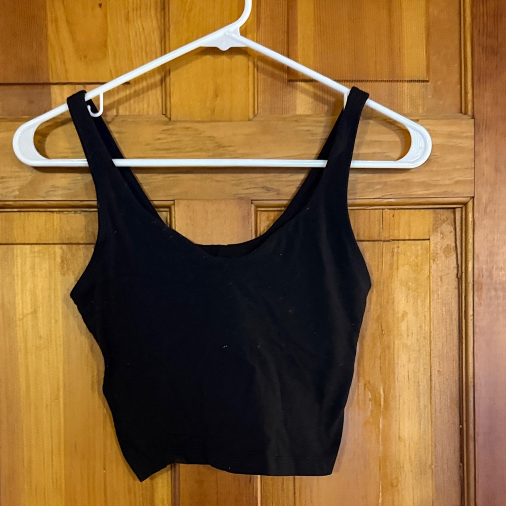 Black lululemon align tank top